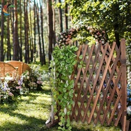 [chulisia] Expandable Wooden Fence, Foldable Garden Partition, Freestanding, Garden Gate, Lattice Fe