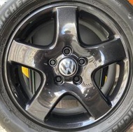 中古 福斯 原廠17吋鋁圈含胎 VW T5 T6