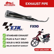 100% ENGJAYA SUZUKI FX110 STANDARD EXHAUST PIPE - FX 110 EX PIPE COMP ASSY EKZOS EXZOS EXOS MUFFLER 