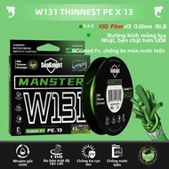 SeaKnight W131 Series Dây Câu Cá 13 Dây Siêu Mịn Đường Kính Mỏng Nhất PE Chống Nước Biển F + Lớp Phủ