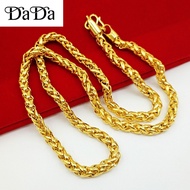 916 gold necklace men's gold jewelry hollow Thai chain pawnable gold jewelry