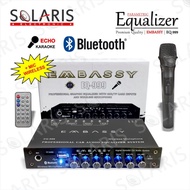 Terlaris Parametric Equalizer Mobil Bluetooth Mic Wieless Embassy