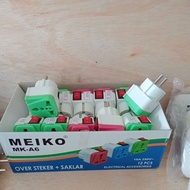 Meiko MK-A6 Over Plug + Switch/Over 2-Prong UNIVERSAL TRAVEL Adapter CHARGER