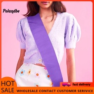[In Stock]  Party Sash Blank Solid Color Costume Accessory Fabric Bride Shoulder Strap Wedding Award