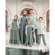 Ethica Sarimbit Elfa 299 Grass Green Gamis dan Koko Couple Keluarga Terbaru 2024