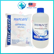 Hydrocyn Aqua Solution 500ml+Cotton Ball 100's