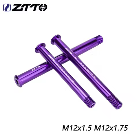 ZTTO M12x1.5mm M12x1.75m TP Axle MTB Road Bike Thru Axle 175L 192L frame front fork shaft skewer Bic