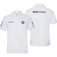 4S BMW Mùa Hè Bảo Hộ Lao động T Tùy Chỉnh BMW Mới Ve Áo Áo sơ mi công sở Người Đàn Ông Của Áo Polo n