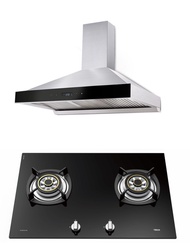 TEKA เตาแก๊สฐานกระจกนิรภัย 3 หัวเตา รุ่น G 73 2G AI AL 2 DR แถม เครื่องดูดควัน รุ่น DBW 90 TO
