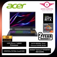 Acer Nitro 5 AN515-46-R2D5 15.6" QHD 165Hz Gaming Laptop ( Ryzen 7 6800H, 32GB, 1TB SSD, RTX3070Ti 8