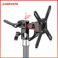 VESA Standard 100/75mm to 16mm Pipe Diameter Lamp Chuck Bracket Computer Monitor Bracket C2961