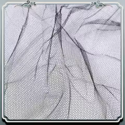 Durable 2X 4-Corner Bed Netting Canopy Mosquito Net For Queen/King Sized Bed 190X210x240cm (Black)