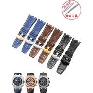 2024☞ VEWAWA Suitable for Audemars Piguet 1503 genuine leather watch strap ap Royal Oak Offshore series 26470 26133 watch accessories