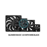 DC Blower Fan 12V With Wire Black