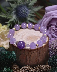 薰衣草紫水晶設計款手鏈