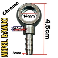 14mili Nepel Runcing Nepel Baut Banjo 14mm 14 mm Nepel minyak -nepel runcing - nepel raket - nepel u