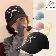 Korean Style Fashion Bow Embroidered Cap for Women (T119HATSTORE)