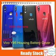 Back Cover For VIVO Y93 Y95 Y91 Y91C Y93C 3D Glass Battery Cover Y93 Battery Cover Vivo Y91 Housing 