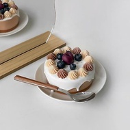 4寸櫻桃藍莓奶油蛋糕 香氛蠟燭 大豆蠟 生日禮物