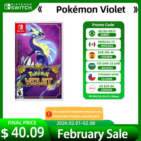 Pokemon Scarlet / Pokemon Violet - Nintendo Switch Game Deals 100% Original Physical Game Card suppo
