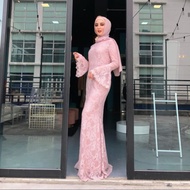 Anna Lacey Dress/Muslimah dress/Baju pengantin/wedding dress/wedding bride/Dinner night/Ballroom mur