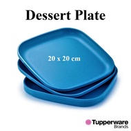 [[Ready Stock]] Tupperware Square Dessert Plate | Pinggan Kuih | Pinggan Besar