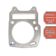 Wave125 Wave 125 W125 Ashuka alloy block gasket spacer block 1.5mm - 18MM