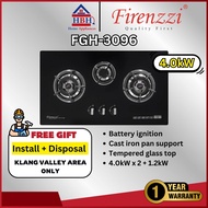 (FreeInstall) Firenzzi GashHob | Tempered glass top | FGH-8850 | FGH-2197 | FGH-2123 | FGH-2149 | FG