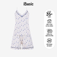 Đồ bộ mặc nhà nữ iBasic cotton hai dây quần đùi HOMY053