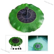 Crazy Sales Mall Solar Power Lotus Leaf Fountain Decorative Floating Submersible Water Pump for Gard