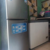 KULKAS 2 PINTU BEKAS SECOND AQUA