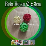 Rattan ball toy chew dog toy dog ball