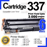 6x Cartridge 337 CRG Compatible Cano* ImageCLASS  MF-211 MF-212w MF-215 MF-217w  MF-221d MF-226dn MF