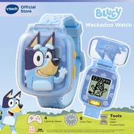 VTech Bluey Wackadoo Watch Kids Learning Watch Bluey and Bingo Voice Clock Alarm Timer Games boys Gi
