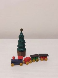 聖誕樹 小火車 玩具 復古