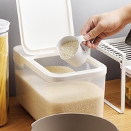 5kg Rice🍚 Dispenser With Wheel Rice Storage Food Dispenser Rice Bucket
