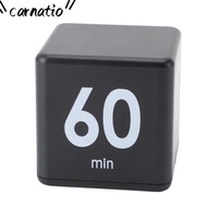 CARNATIOGV Flip Timer, ABS Black Red Countdown Timer, Durable 15 20 30 60 Minute Preset Mini Size Gr