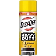 Easy Off Heavy Duty Oven Cleaner, Destroys Tough Burnt on Food and Grease, Lemon Scent, 14.5 oz Can
