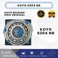 KOYO 6204 NR ZNR DEEP GROOVE BALL BEARING 6204N 6204NR 6204ZNR
