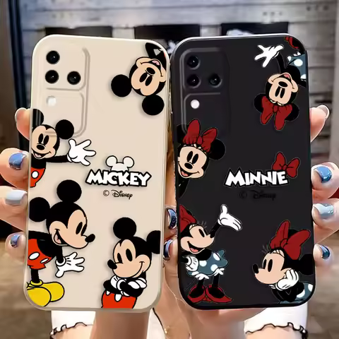 Disney Mouse Mickey Minnie Phone Case For VIVO S1 S12 S15 S16 S17 V15 V17 V20 V21 V21E V23 V23E V25 