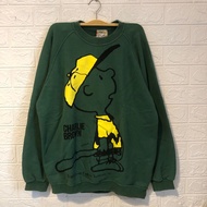 Sweater Crewneck Thrift Peanuts Second