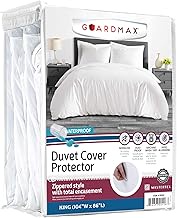Guardmax Waterproof Duvet Cover - Jersey Fabric with Zipper Closure | Premium Quality, Bed Bug & All