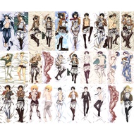 Anime Attack on Titan Shingeki No Kyojin Eren Jaeger Ackerman Levi Ymir Dakimakura Pillow Cover Case