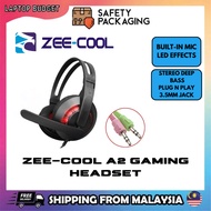 HEADPHONE GAMING ZEE-COOL A2 GAMING HEADSET PC CPU COMPUTER