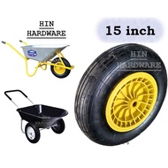 HIN 15 Inch Heavy Duty Wheelbarrow Wheel / Tayar Kereta Sorong Besar &amp; Kukuh / Tayar Kereta Sorong Tolak 15 Inci