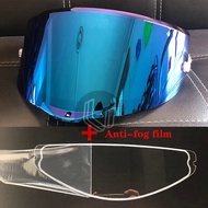 Pista หมวกกันน็อค Visor หมวกกันน็อครถจักรยานยนต์เลนส์ Visor หมวกกันน็อคแว่นตาเลนส์เต็มใบหน้าสำหรับ AGV Pista GP RR Corsa R GPR การแข่งขัน3อุปกรณ์เสริม