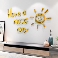 Mirror Wall Stickers Decoration Waterproof WallmSticker Background Wall Stickers Interior and Exterior wall decoration room Roof Wallpaper 3D Wall Paper Dingding wallpaper 3d