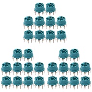 7Pin Plastic Vacuum Tube Socket Valve Base for B&W 6J1 6Z4 6X4 12AE6 6AT6 6BK6 12AV6 6AQ6 6J5 Hifi A