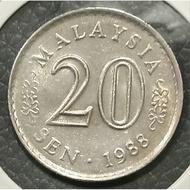( Syiling ) 20 Sen 1988 / Malaysia Parliament House