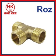 KRIS 1/2"X1/2"X1/2" 3-WAY T-JOINT BRASS